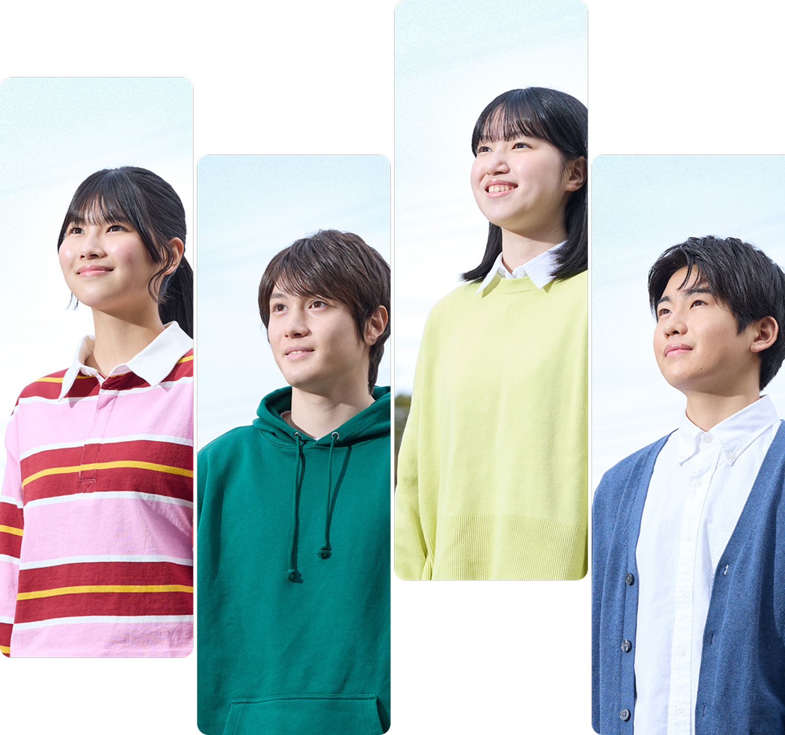 探究する生徒たちの写真