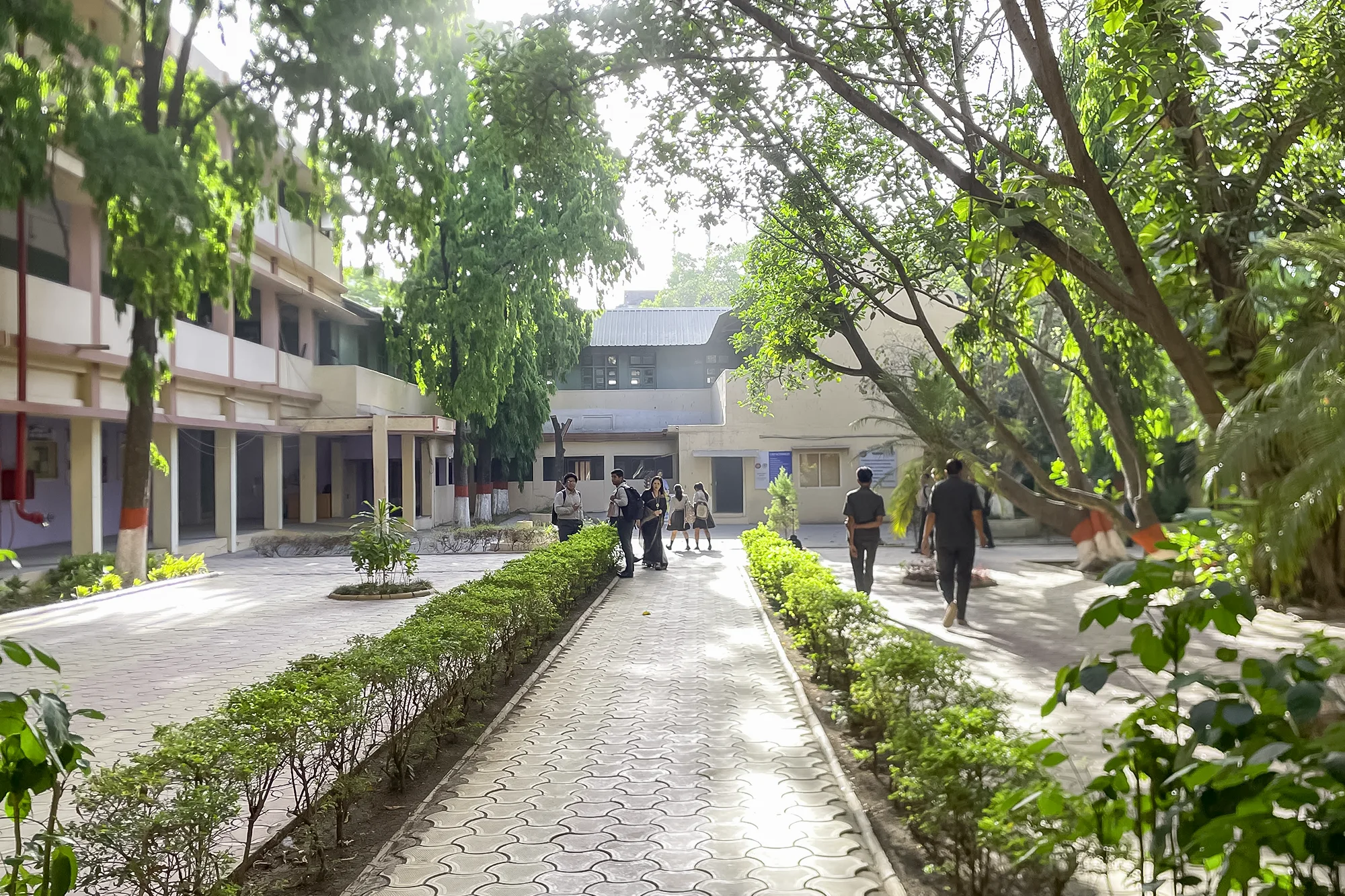 インドの学校キャンパス