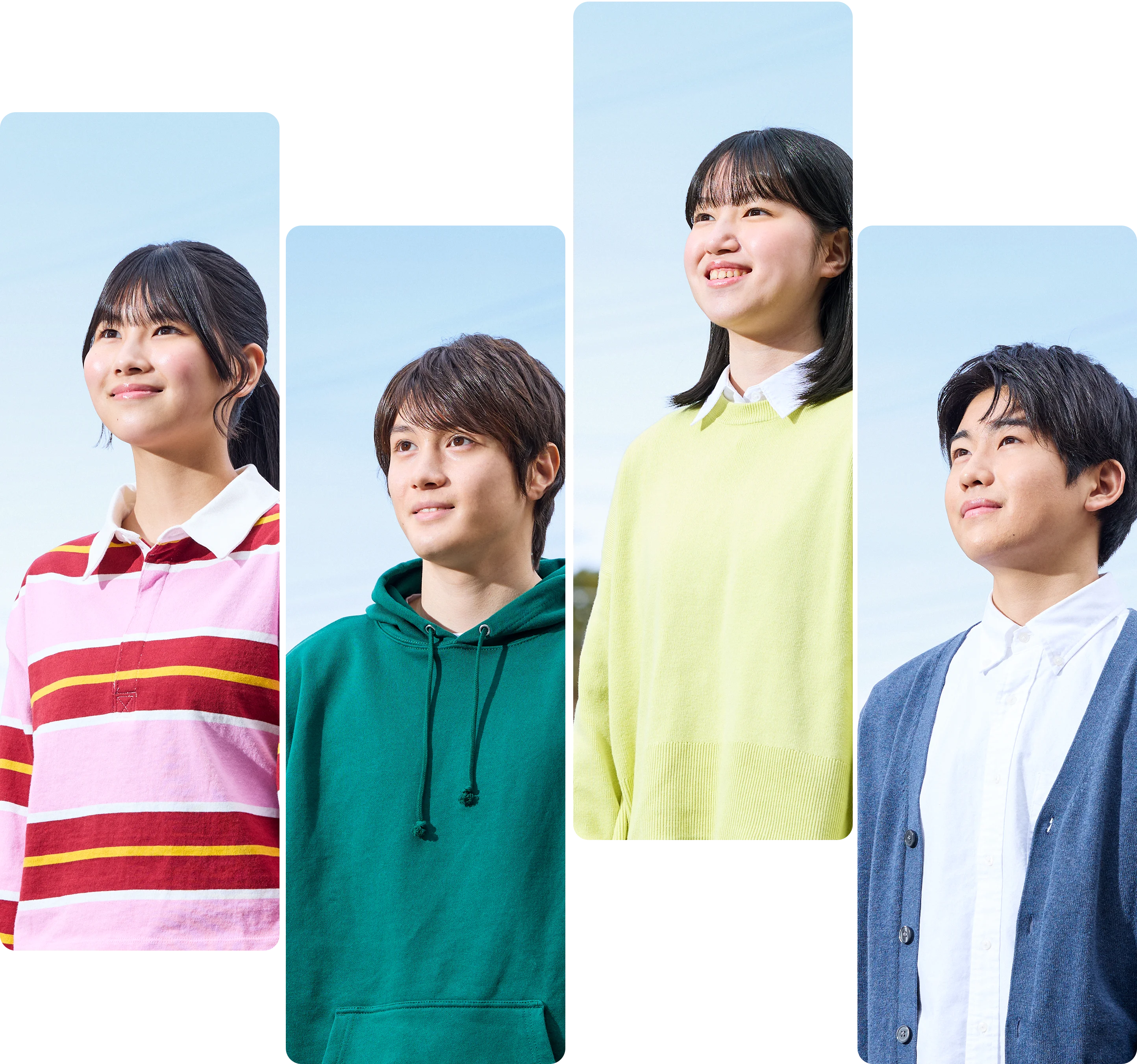 探究する生徒たちの写真
