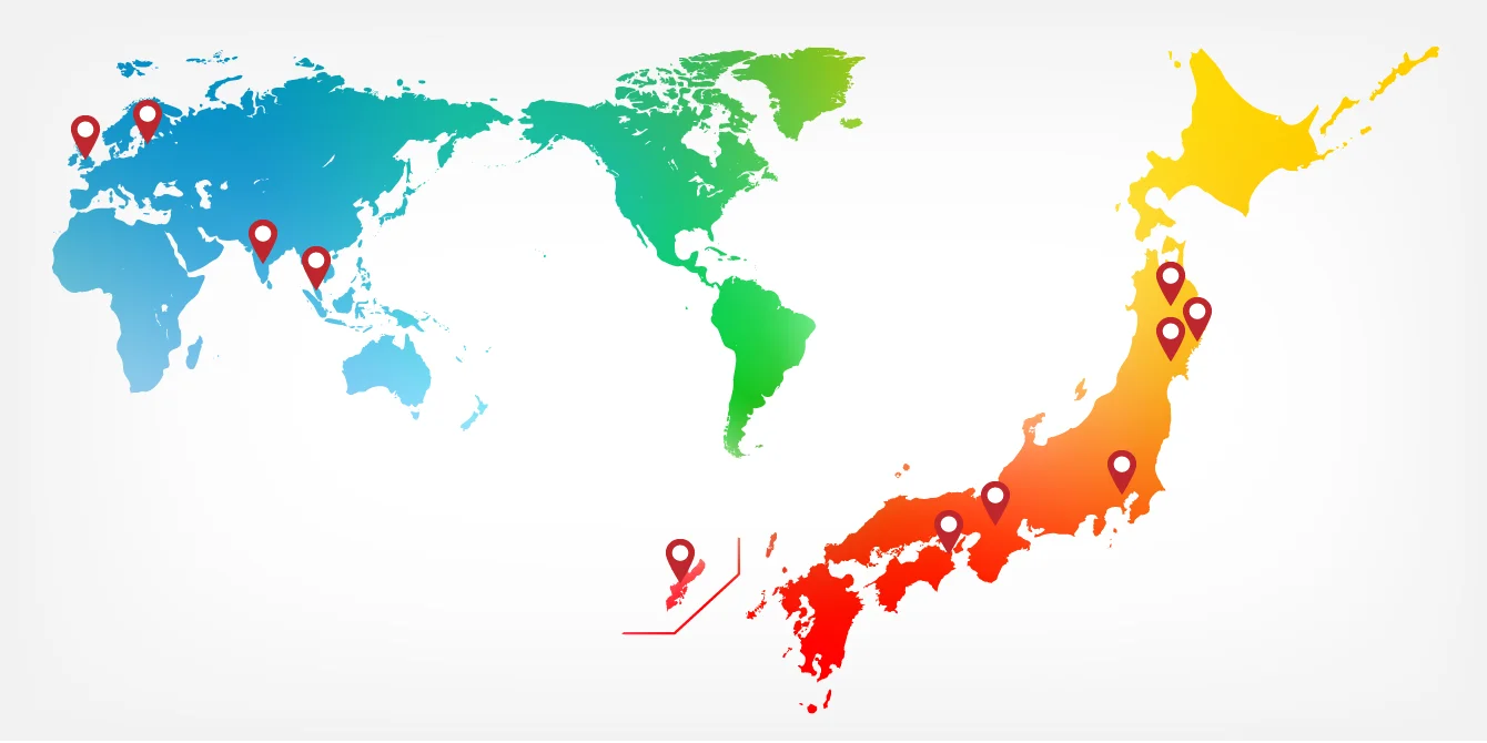 国内外10以上の拠点で出会う学びの原点